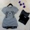 Kit 3 Camisetas Feminina Estampa Variada Tamanho Único