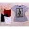 Kit Feminino Com 5 Camisetas Diversas Estampas