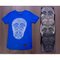 Kit 5 Camisetas Masculina T-Shirt Estampa Frontal De Caveira