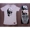 Kit 4 Camisetas Masculina T-Shirt Estampa Frontal De Caveira