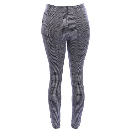 Calça legging xadrez store feminina
