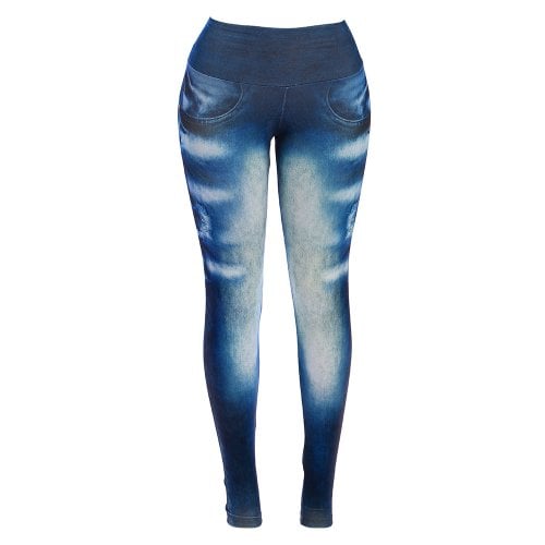 Calça Legging Fake Jeans Feminina G