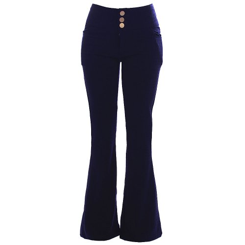 Calça flare cotton discount