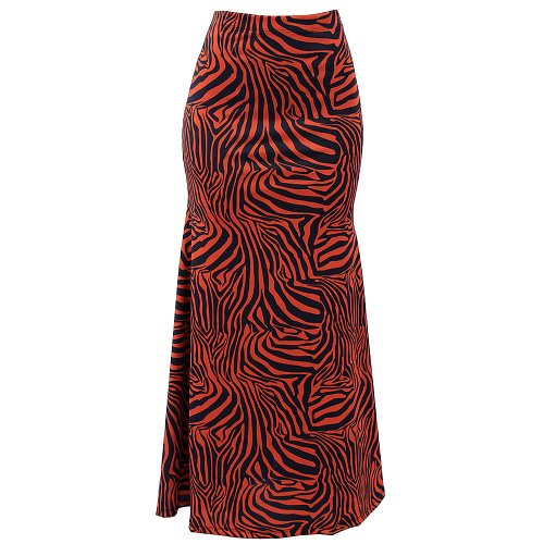 Saia de malha estampada top