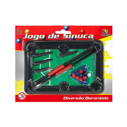 Jogo de Sinuca Infantil 22 Pçs World Brinquedos 9,5x31x51cm RF2986 -  freitasvarejo
