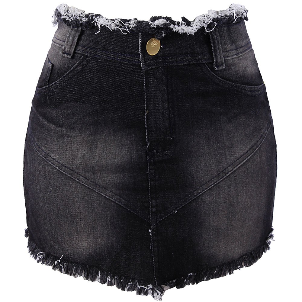 Saia clearance jeans manchada