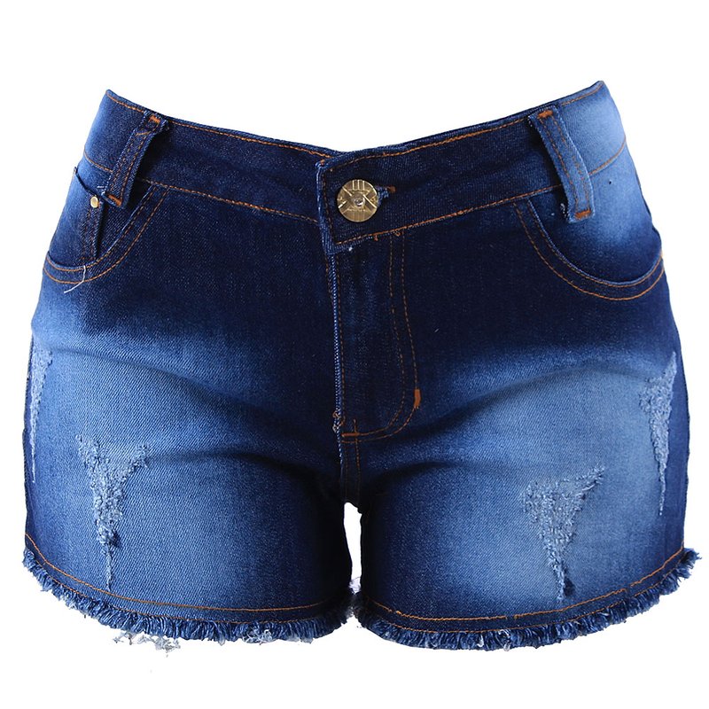 saia jeans hot pants destroyed