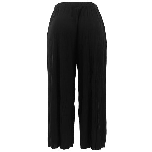 Pantacourt plissada best sale