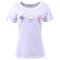 Camiseta Feminina Baby Look Estampa Crochê Alto Relevo