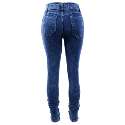 Calca jeans best sale manchada