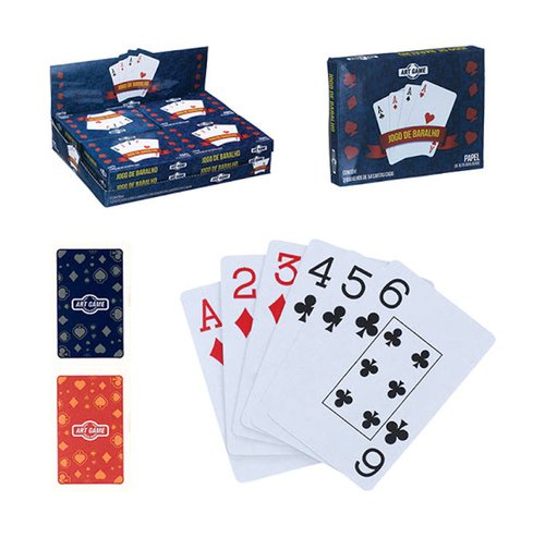 Kit Baralho Com 54 Cartas + 3 Dados Para Jogos - Compre Agora - Feira da  Madrugada SP