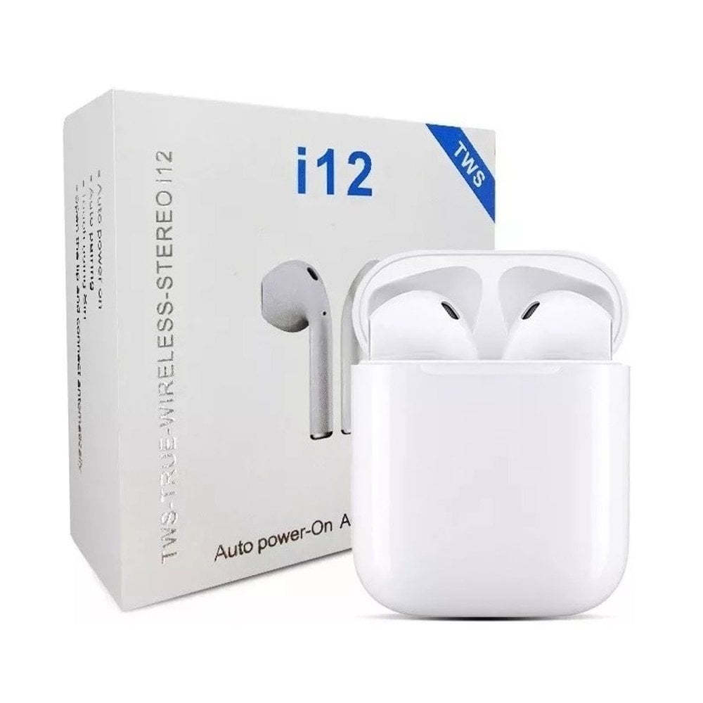 Fone De Ouvido Sem Fio Wireless Bluetooth Earpods I12