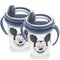 Kit 2 Canecas Trio Infantil Azul Mickey Mouse 330ML
