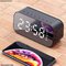 Caixa De Som Rádio Relógio Despertador Bluetooth USB SD