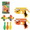 Kit Pistola + 7 Acessórios Coloridos Brinquedo Infantil