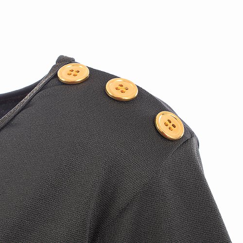 Blusa Bata Básica Feminina Manga Curta Com Botões