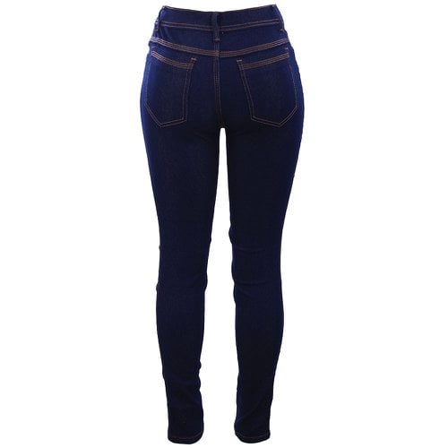 Calça Jeans Feminina Cintura Alta Escura Levanta Bumbum - Atacado 44.