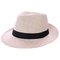 Chapéu Fedora Panamá Liso Masculino Com Fita Decorativa