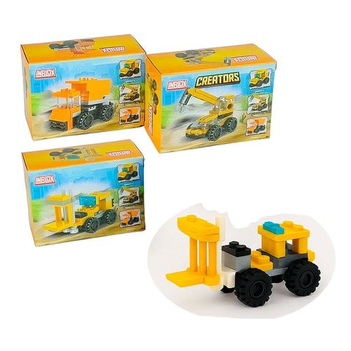 Brinquedo Blocos De Montar Caminhão E Nave Espacial 25 Peças