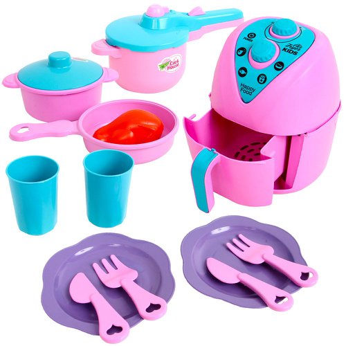 Air Fryer Infantil Meninas Colorida Play Cooker Altimar