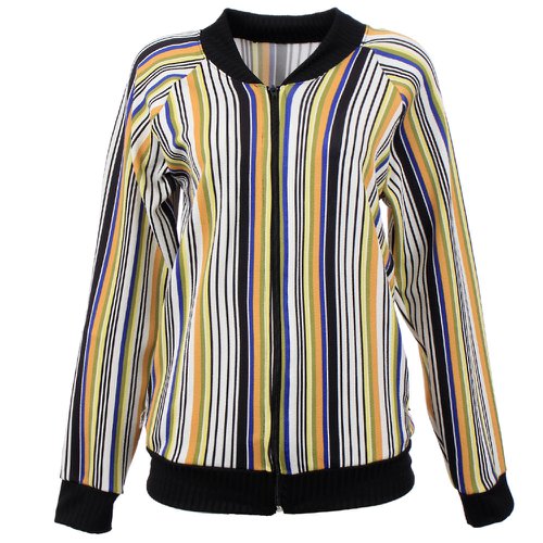 Jaqueta listrada feminina on sale