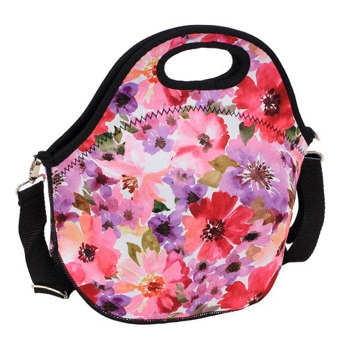 floral lunch bolsa