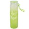 Garrafa Squeeze Vidro Com Frases Hermética 380ml