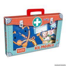 Kit Médico Infantil 6 Acessórios Nova Toys