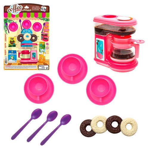 Kit Cafeteira Expresso + Cápsula Brinquedo Infantil Altimar - Feira da  Madrugada SP