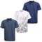 Kit 3 Camisetas Gola Polo Estampas Variadas M
