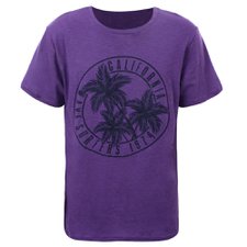 Camiseta Masculina Estampa Tropical Gola Careca