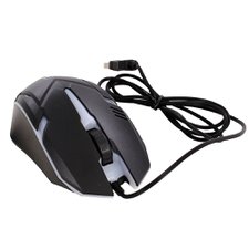 Mouse Gamer Com Fio USB 1600 DPI Luz Led