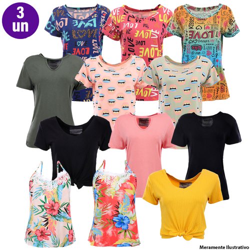 Blusinhas hotsell femininas diferentes