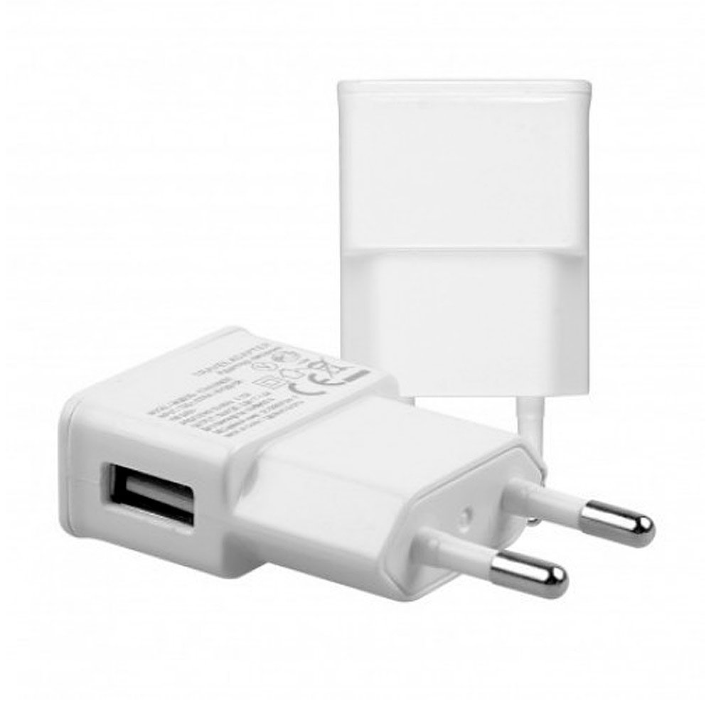 Fonte Tomada Branco Carregador Entrada USB 5.0 V