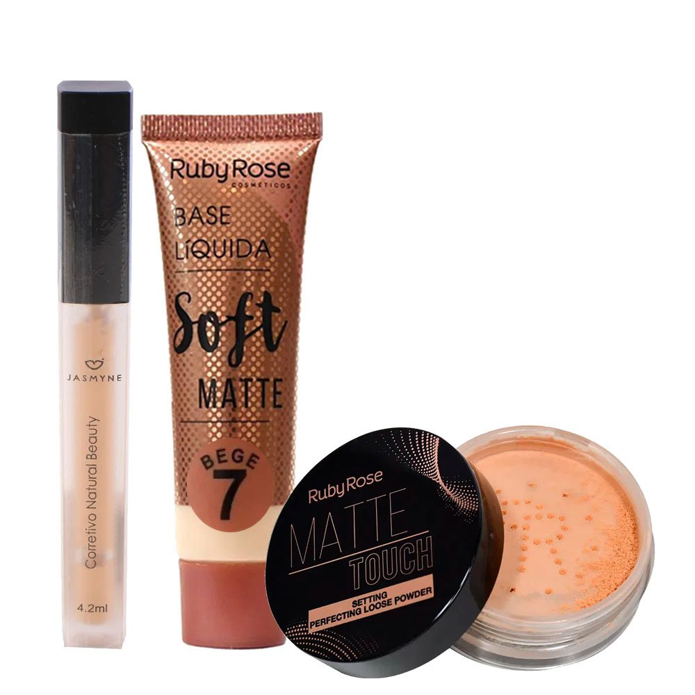Base Liquida Soft Matte Ruby Rose - CF Makeup - Comprar maquiagens e  acessórios pelo menor preço.