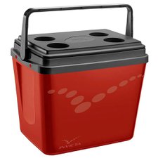 Caixa Térmica Cooler Pop Vermelho Invicta 34 L Alça Praia