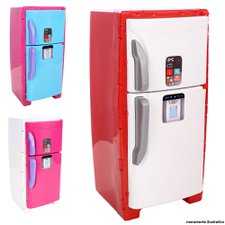 Geladeira Mini Freezer Com Acessórios Colorida BS Toys