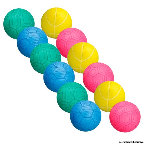 Bola de desenho esportivo para crianças, 19*10cm, diversão ao ar