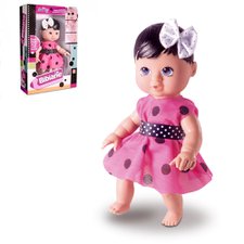 Boneca Infantil Bibiane Lacinho E Vestido Nova Toys