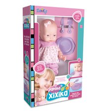 Boneca Infantil Papinha Xixika Pratinho E Talheres Nova Toys