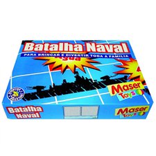 Jogo Infantil Batalha Naval Maser Toys 10 Cartelas Promoção