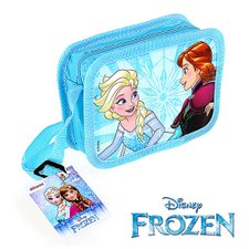 Mini Bolsa Transversal Infantil Passeio Princesas Frozen