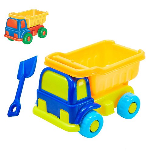 Caminhão Construção Basculante Caçamba Com Pá Infantil