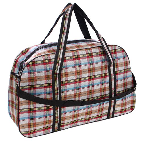 tartan duffle bolsa