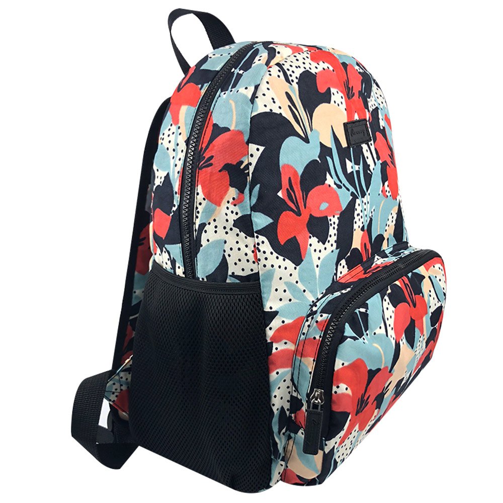 Mochila Casual Juvenil Feminina Florida Bolso Frontal Convoy Feira da