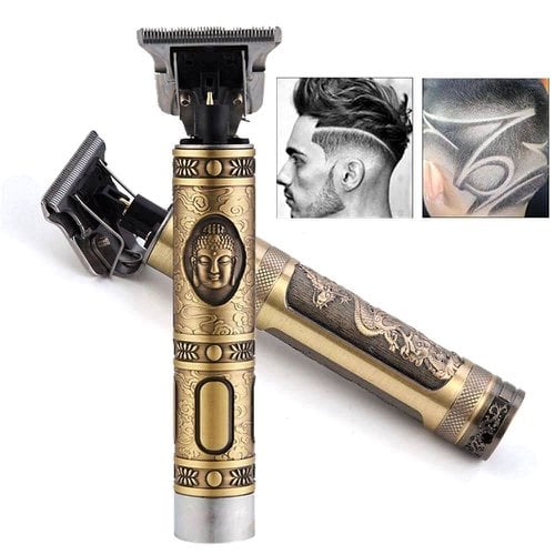 BarberMax Maquina Para Barba Cabelo 4 Pentes Metal - Golden Edition | Feira  da Madrugada SP