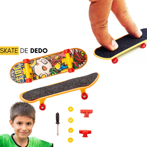 Skate Dedo X-Finger Radical C/ Acessórios Well Kids Atacado - Feira da  Madrugada SP