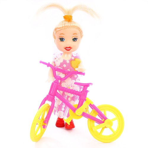 Boneca Infantil Duda Passeio De Bicicleta Well Kids