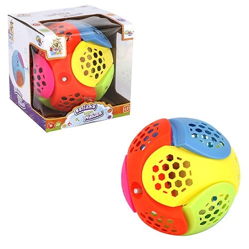 Brinquedo Bola Super Maluca Infantil Musical Luzes Á Pilha