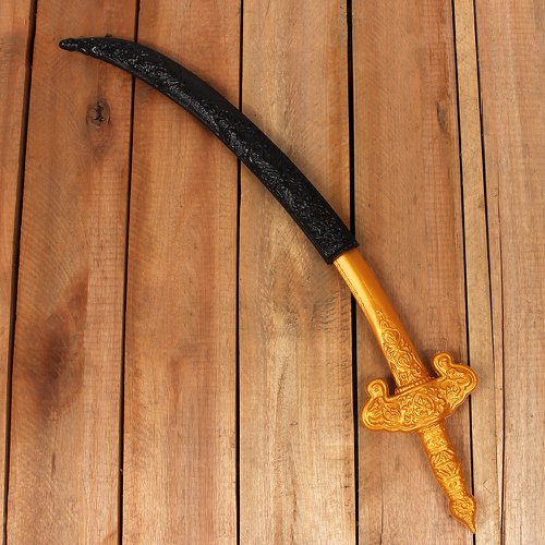 Espada Dourada Piratas Caribe Com Capa 52 Cm No Atacado